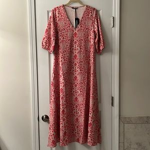 NWT Noracora Pink Floral Maxi Dress